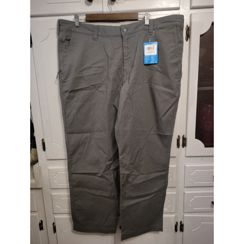 Columbia khaki Pants Men's 44x30 Cotton Outdoor Casual Straight Leg Gray